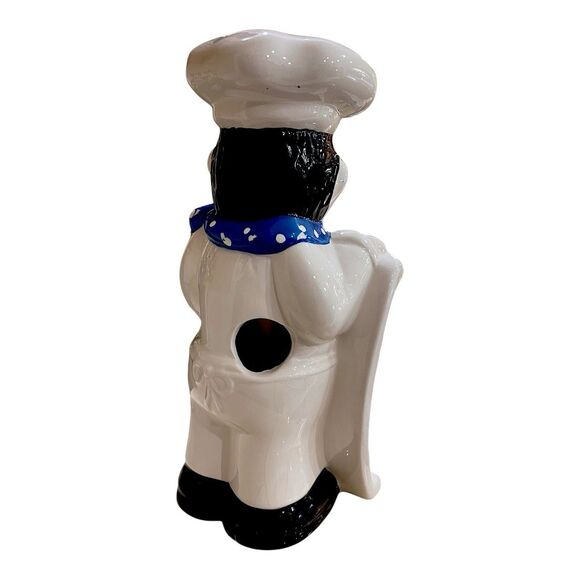 Vintage Decorative Ceramic Figurine Chef Sculpture with Menu board 10.5” - Picture 7 of 16